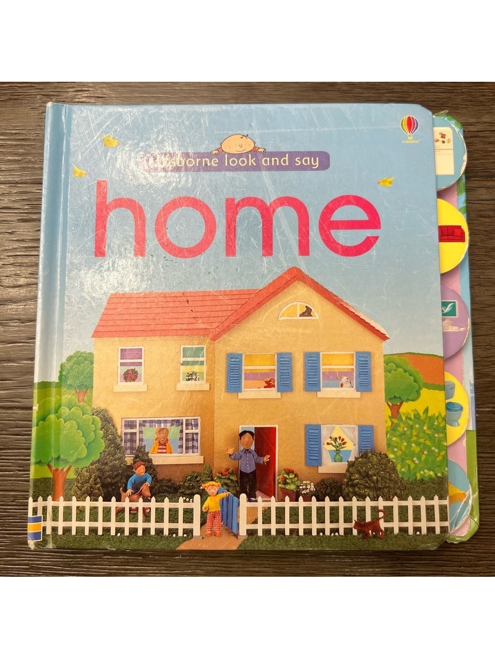Usbourne Home Accents Book with Blue and Pink Cover - Picture 2 of 15